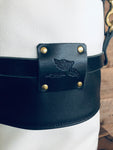 Leather jailbird Nutsak™️ sissybar bag
